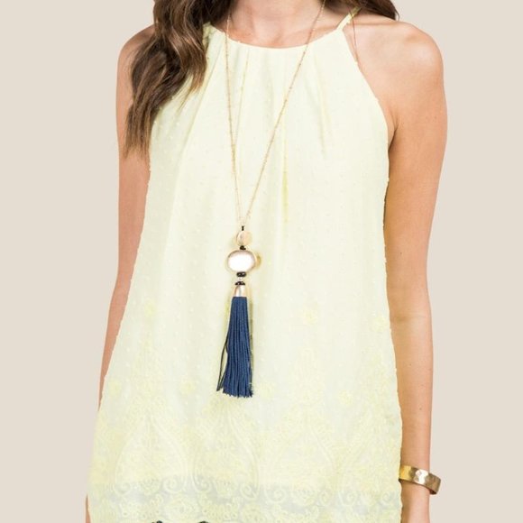 Francesca's Collections Tops - Lemonade Colored Tank Top!